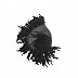 Georgette stole with feathers attached to it Georgette stole with feathers attached to it